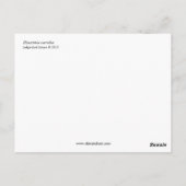 bluets briefkaart (Achterkant)