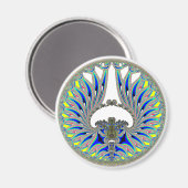 'BlueWings' Magneet (Voorkant / Achterkant)