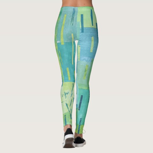 Bluey-greens #3 Leggings (Dos)
