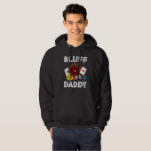 Bluff Daddy Game Playing Cards Funny Poker Hoodie (Voorkant volledig)