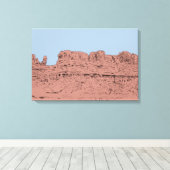 Bluff, Utah Illustratie Canvas Afdruk (Insitu (Houten vloer))