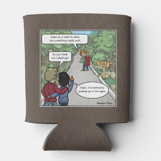 Bluffing Funny Koelbox Blikjeskoeler (Achterkant)