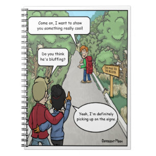 Bluffing Funny Notebook Notitieboek