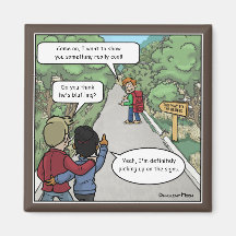 Bluffing grappige magneet