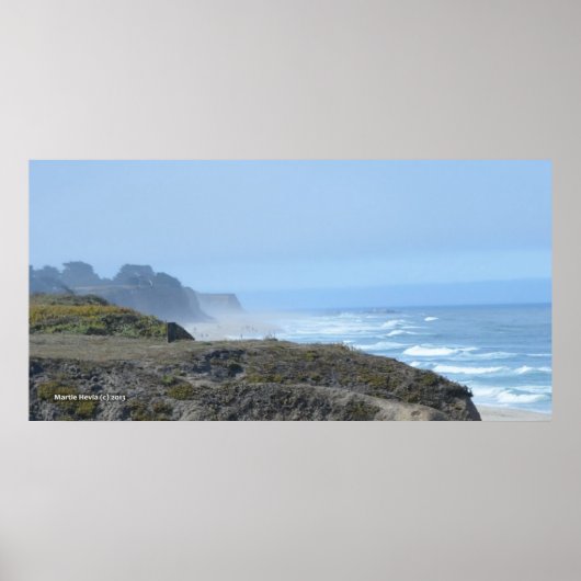 Bluffs bij Half Moon Bay II - Poster (Voorkant)
