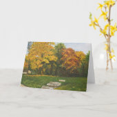 Bluffside dans la carte de voeux d'automne (Fleur jaune)