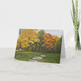 Bluffside dans la carte de voeux d'automne