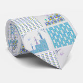 Bluish Stils Stropdas (Opgerold)