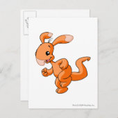 Blumaroo Oranje Briefkaart (Voorkant / Achterkant)