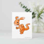 Blumaroo Oranje Briefkaart (Staand voorkant)