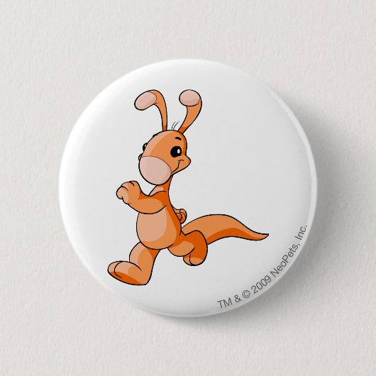 Blumaroo Oranje Ronde Button 5,7 Cm (Voorkant)