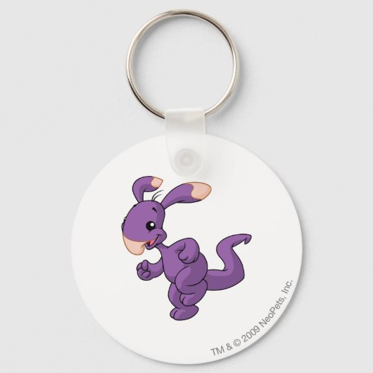 Blumaroo Paars Sleutelhanger (Voorkant)
