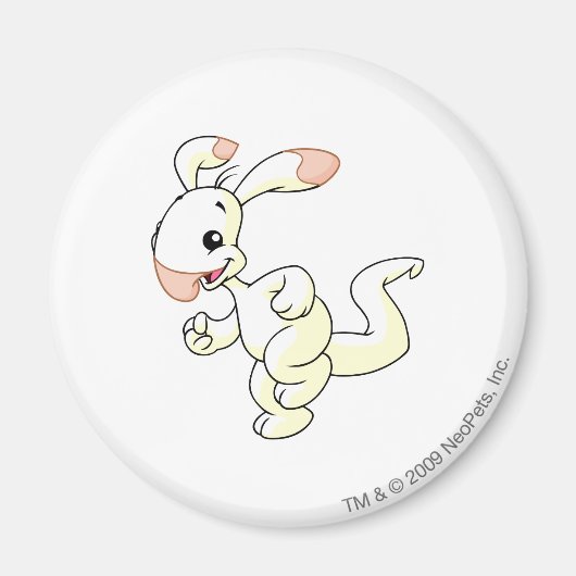 Blumaroo White Magneet (Voorkant)