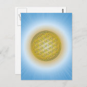 Blume des Lebens Briefkaart (Voorkant / Achterkant)