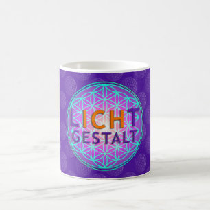 Blume Des Lebens Lichtgestalt vioolpatroon Koffiemok
