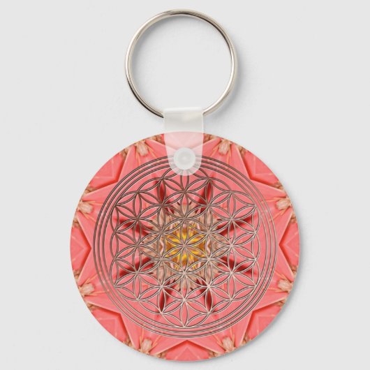 Blume des Lebens Sleutelhanger (Voorkant)