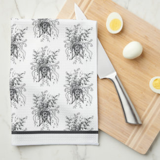 Blume Tangle Art, gezeichnet -  Samsung Galaxy Hül Theedoek