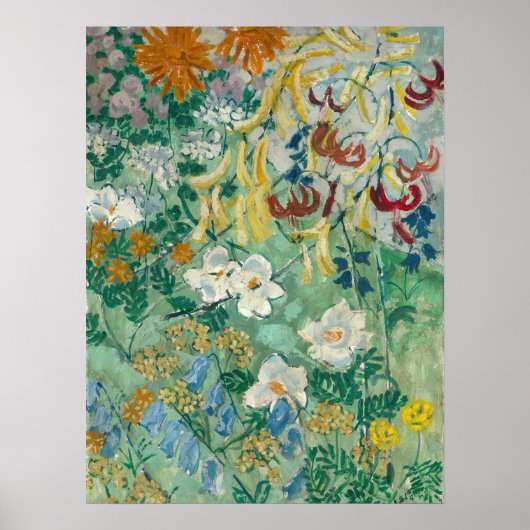 Blumen | August Babberger Poster (Voorkant)