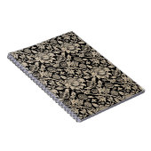 Blumen  muster hintergrund notitieboek (Rechterzijde)