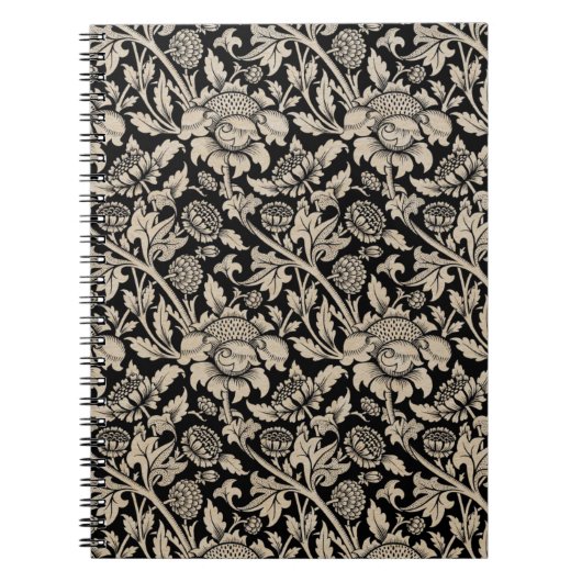 Blumen  muster hintergrund notitieboek (Voorkant)