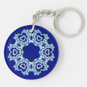 Blumenkranz mit Herzen Sleutelhanger (Achterkant)