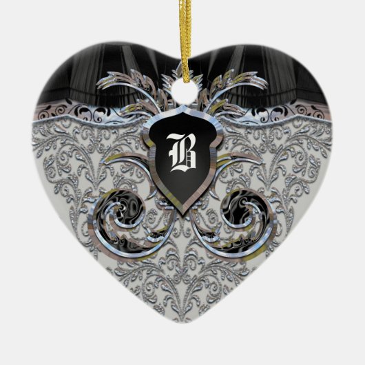 Blumenmaske Victoriaans Keramisch Ornament (Voorkant)