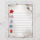 Blumenmerkblatt Briefhoofd (Voorkant / Achterkant)