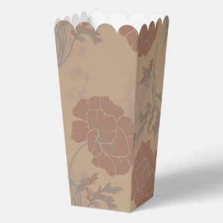 Blumenmuster, Mocha mousse Farbe Bedankdoosjes