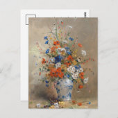 Blumenstillleben | Eugene Petit Briefkaart (Voorkant / Achterkant)