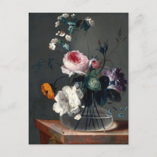 Blumenstillleben van Johann Baptist Drechsler Briefkaart