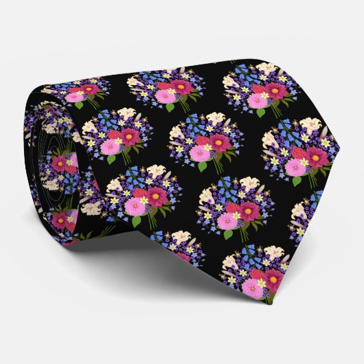 Blumenstrauss Black Necktie Stropdas (Opgerold)