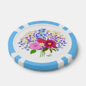 Blumenstrauss Black Poker Chips (Enkel)