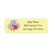 Blumenstrauss Return Address Labels (Voorkant)