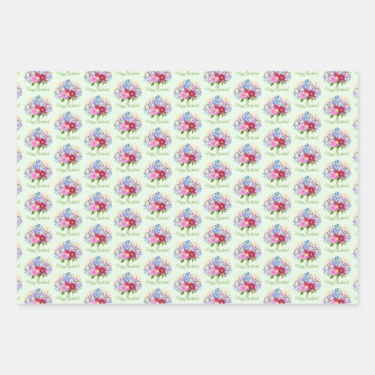 Blumenstrauss Wrapping Paper Sheets (Voorkant)