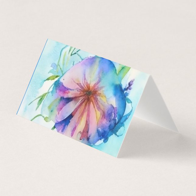 Blumenwiese Rustique Floral Personnalisé Nom Cadea (Front)