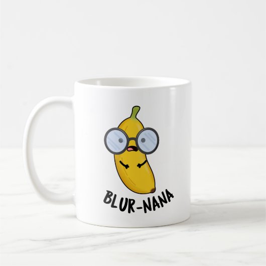 Blur-nana Funny Banana Pun Koffiemok (Links)