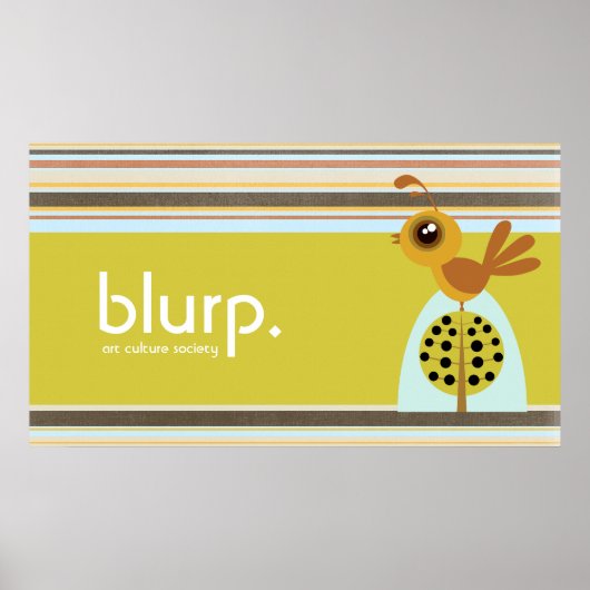 Blurp banner/afdruk poster (Voorkant)