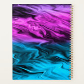 Blurred arrière - plan à la mode pourpre et bleu (Dos)