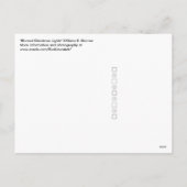 Blurred kerstlampjes feestdagenkaart (Achterkant)