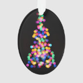 Blurred kerstlampjes ornament (achterkant)
