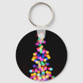 Blurred kerstlampjes sleutelhanger (Voorkant)