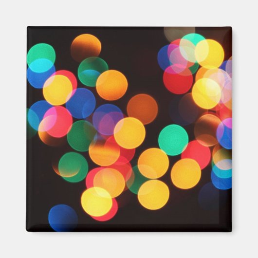 Blurred Lights Magnet Magneet (Voorkant)