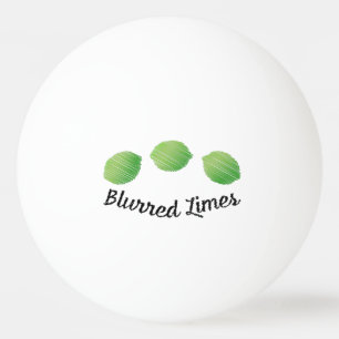 Blurred Limes Pingpongballen