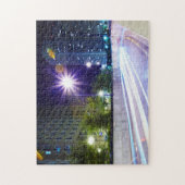 Blurred Traffic at Night Legpuzzel (Verticaal)