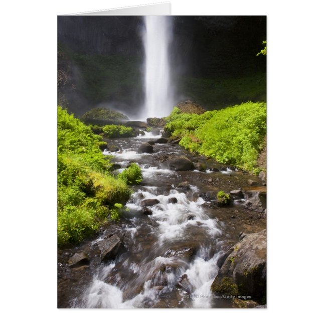 Blurred Waterfall en River (Voorkant)