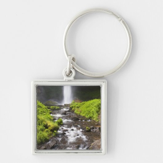 Blurred Waterfall en River Sleutelhanger (Voorkant)