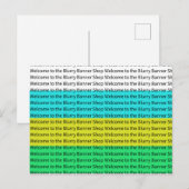 Blurry Banner Shop Briefkaart (Voorkant / Achterkant)