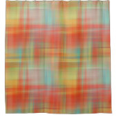 Blurry geplakt kleurig douchevalk douchegordijn (Voorkant)