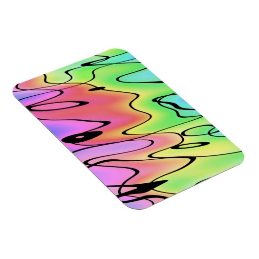 Blurry regenboog magneet (Rechterzijde)