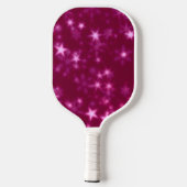Blurry Stars roze Pickleball Paddle (Achterkant)